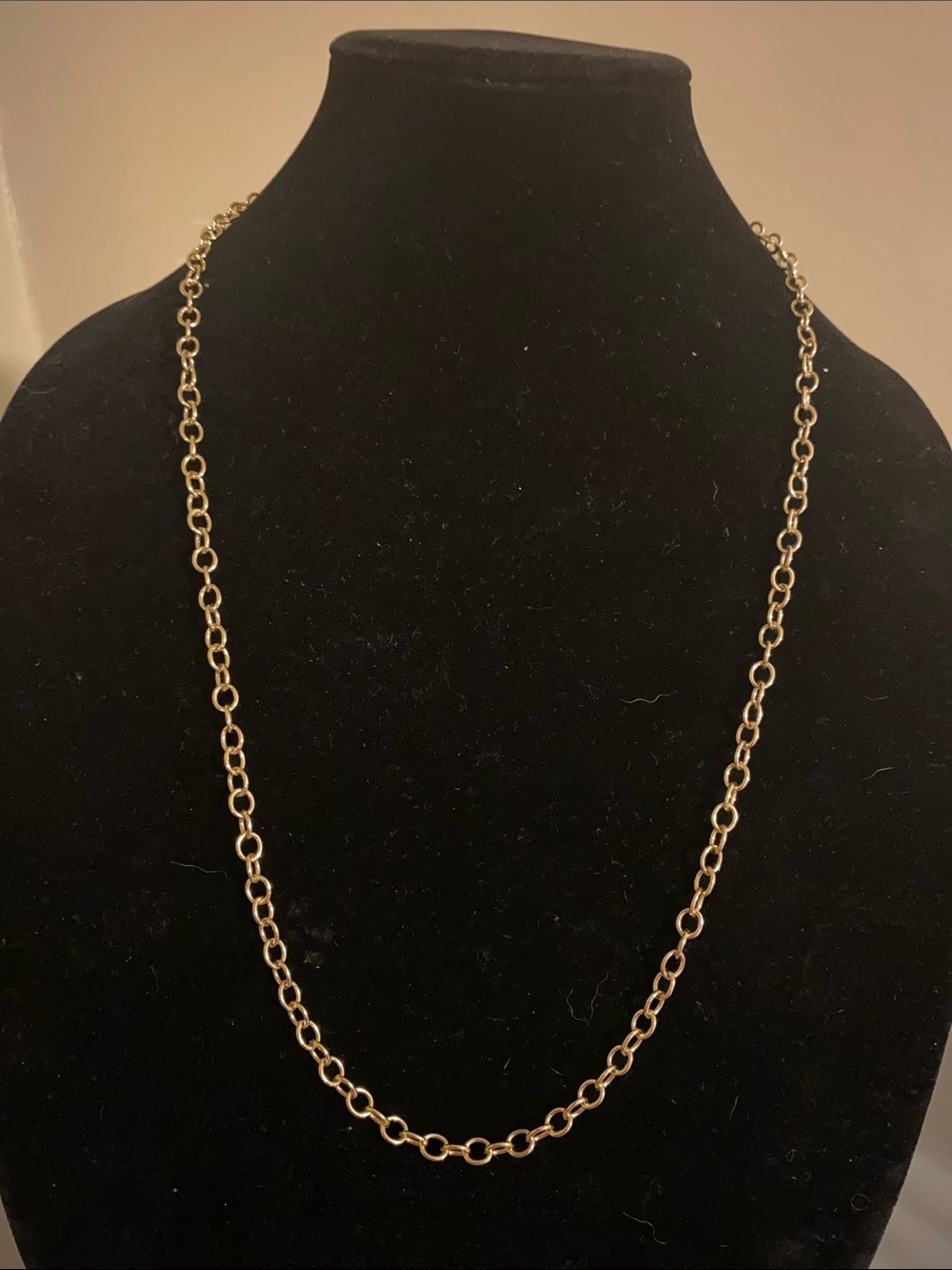Vintage Barse Thai Gold Tone Rollo Chain